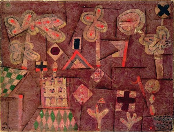 Gingerbread Picture, 1925 (no 12) (oil & pen on primed cardboard)  from 