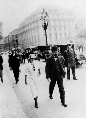 Hugo Stinnes/ sa fille/ Photo, vers 1922