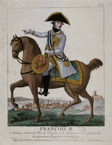 Kaiser Franz II / Equestrian Portrait from 