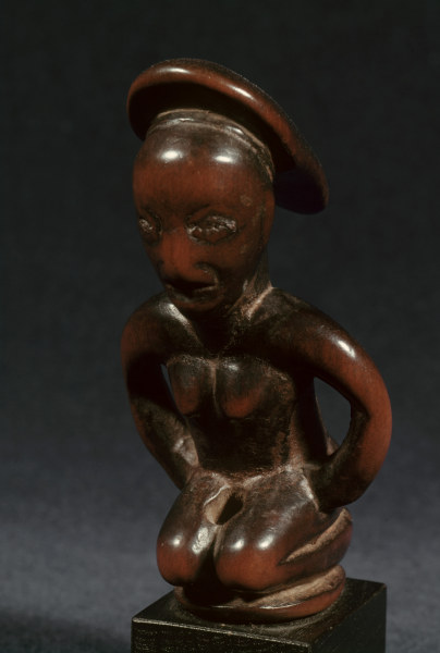 Kniende Figur, Lumbo, Gabun / Holz from 