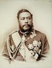 King Kalakaua (1836-91), late c19th (sepia photo)