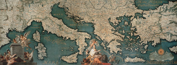 Map Mediterranean / Grisellini from 