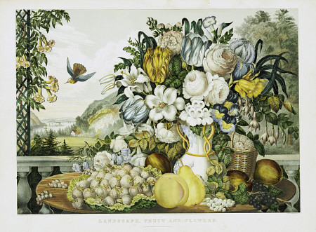 Landscape, Fruit And Flowers from 