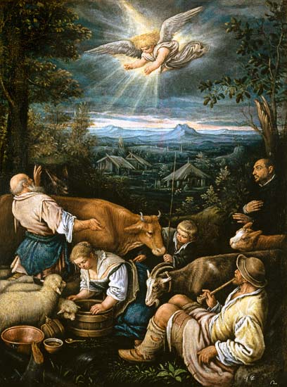 Annunciation to the Shepherds / Bassano from 