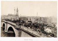 London Bridge, c.1880 (sepia photo)