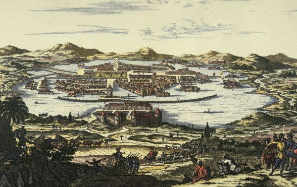 Mexico City , View c.1673 from 