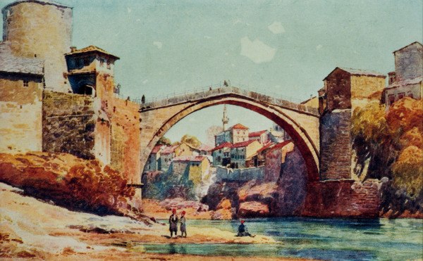 Mostar (Herzegovina), Bridge from 