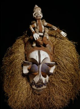 Maske, Yaka, Kongo / Holz
