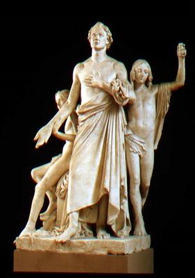 Monument to Leon Battista Alberti, sculpture by Lorenzo Bartolini (1777-1850) (plaster) from 