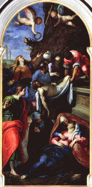 The Entombment / Palma il Giovane from 
