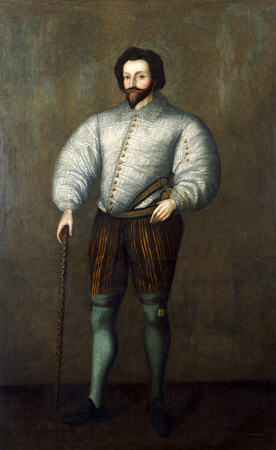 Portrait Of A Gentleman Traditionally Identified As Sir Francis Drake from 