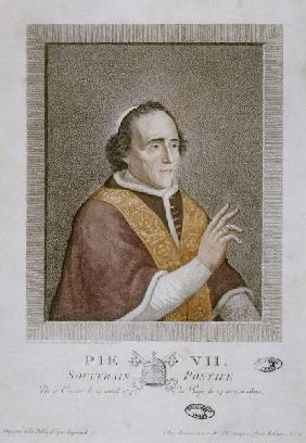 Pape Pie VII / Pointille