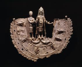 Pectoral, Benin, Nigeria / Bronze