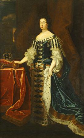 Portrait Of Queen Mary II (1662-1694, In State Robes