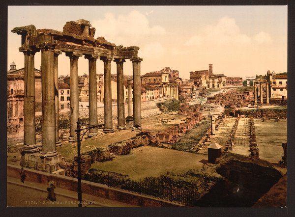 Italy, Rome, Forum Romanum from 