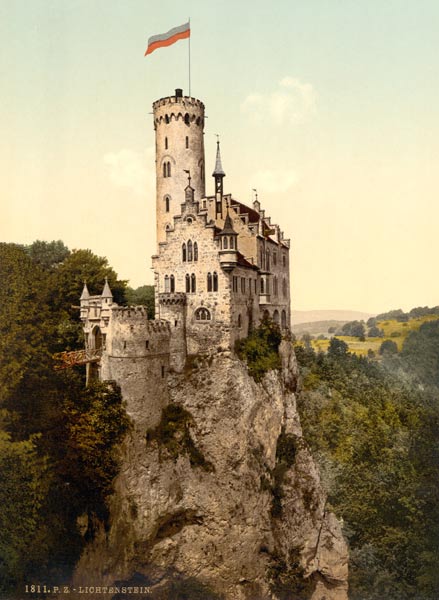 Lichtenstein Castle nr.Honau from 