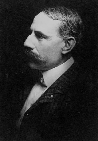 Sir Edward Elgar (1857-1934) (b/w photo)