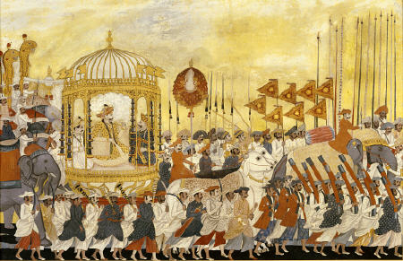 State Procession Of Raja Tulsaji Of Tanjore from 