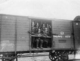 Soldiers on a Troop Transport / Photo