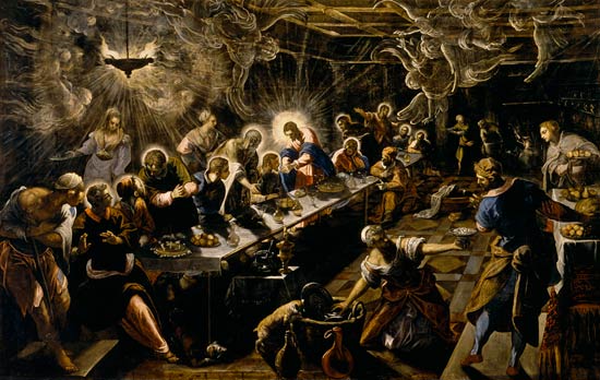 Tintoretto/The Last Supper (S. Giorgio) from 