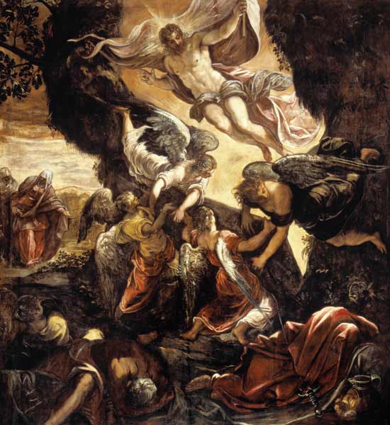 Le Tintoret, La Resurrection du Christ from 