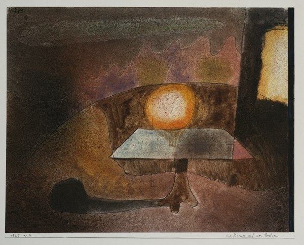 The Lamp on the Terrace, 1925 (w/c on paper laid on board)  from 