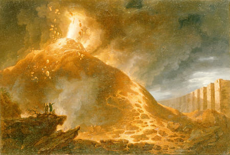 The Eruption Of Vesuvius, 1768, Francesco Fidanza (1747-1819) from 