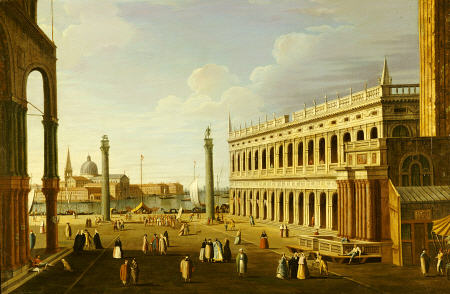 The Piazzetta, Venice, Looking South Towards San Giorgio Maggiore from 