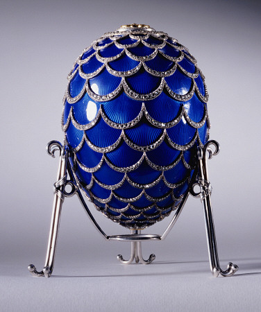 The Pine Cone Egg In Its Stand, Faberge, Workmaster Michael Perchin, 1900 from 