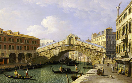 The Rialto Bridge Venice From The South With The Fondamenta Del Vin And The Fondaco Dei Tedeschi from 