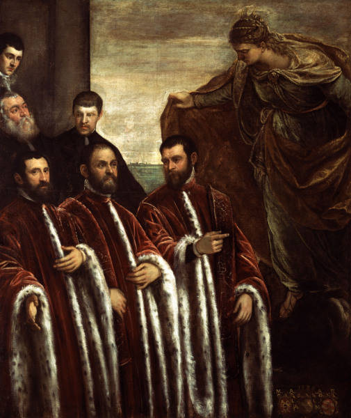 Tintoretto / Treasurers & St.Justina from 