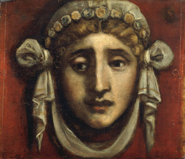 Titian / Female Mask / Paint./ c.1541/44 from 
