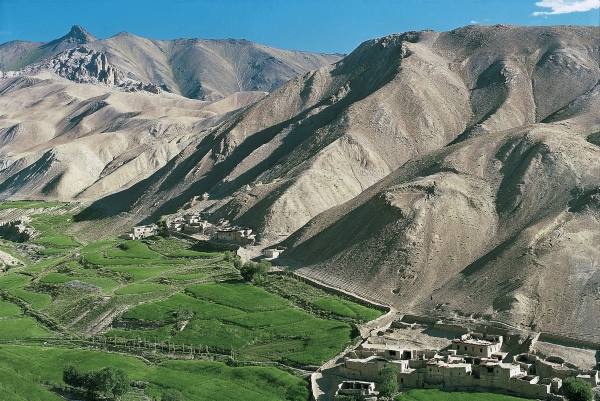 Typical Ladakhi settlement (photo)  from 