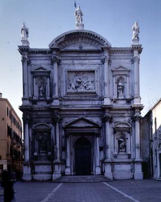 The Facade, designed by Bartolommeo Bon, Sante Lombardo and completed by Scarpagnino (1465/70-1549) from 
