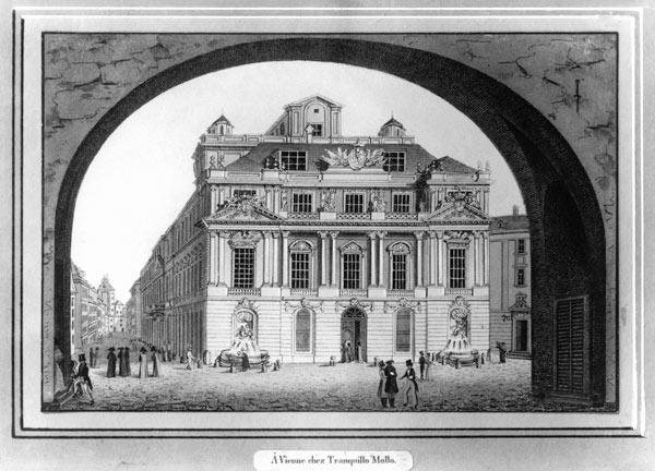 Vienna / Old University / Etching / 1825 from 