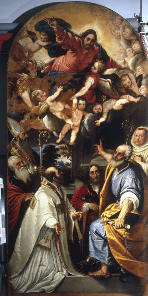 Christ in Glory & Saints /Venet.Ptg./C16 from 