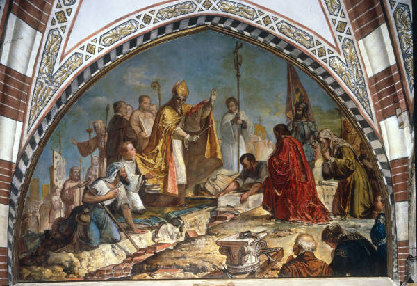 Vicenza, Santuario M.Berio / Paint./1884 from 