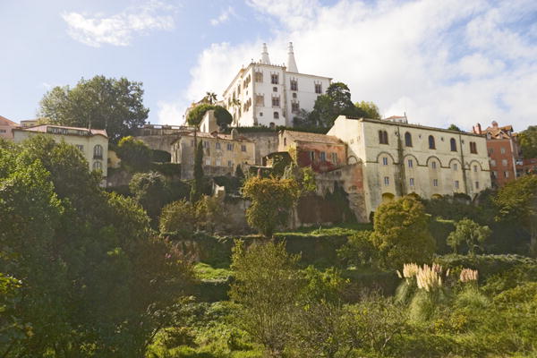 View of the hillside towards the National Palace (photo)  from 