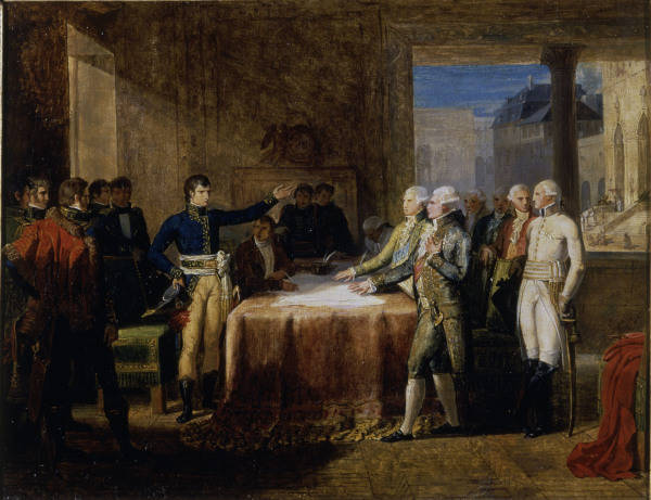 Revolutionary Wars: Preliminary Peace of Loeben between France and Austria, 18 Apr. 1797. - Napoleon from 