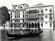 View of the Ca'Oro and Palazzo Giusti (b/w photo)