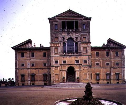 View of the rear facade, designed for Cardinal Pietro Aldobrandini by Giacomo della Porta (1532-1602 from 