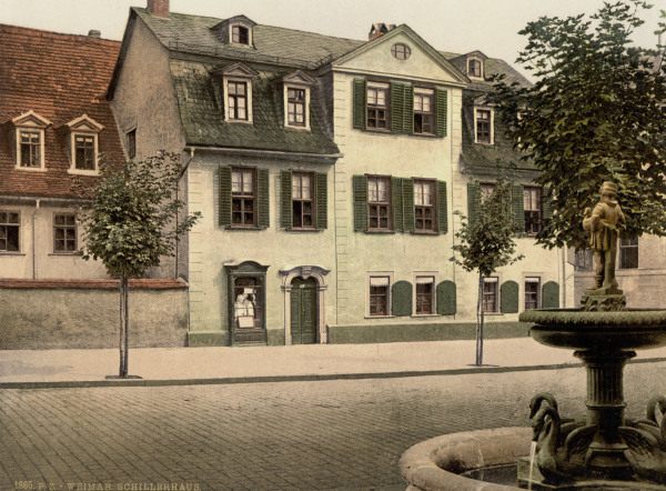 Weimar , Schillers House from 