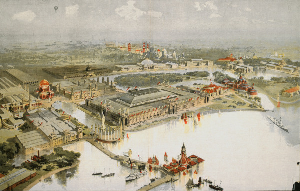 Worlds Fair Chicago 1893 , Woodcut