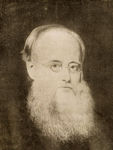 Wilkie Collins (1824-89) (b/w photo)  from 