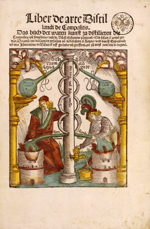 Woodcut Illustration From Grosses Destillierbuch By Hieronymus Brunschwig, 1512 from 