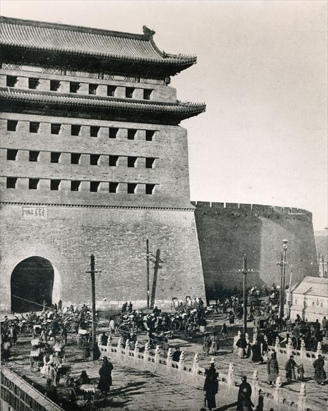 Zhengyangmen, traditionally called ''the Front Gate'', Beijing, illustration from ''Le Monde Illustr from 