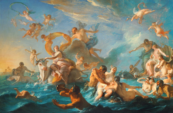 The Abduction of Europa from Noel Coypel