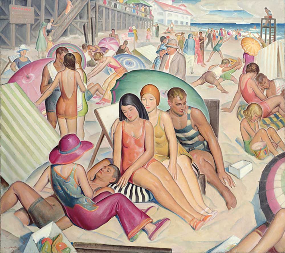 On Rehoboth Beach, Delaware, 1930 from Norwood MacGilvary