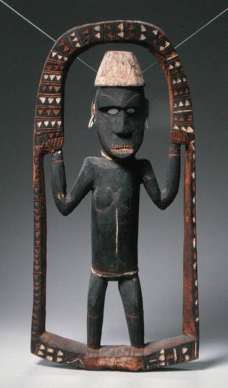 Figure from Canoe House, Solomon Islands from Oceanic