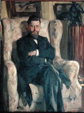 Portrait of the collector Alexei A. Bakhrushin (1865-1929)